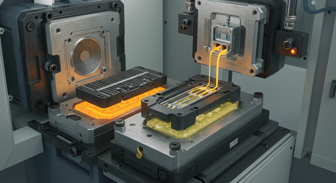 consumer electronics multi-material part molding