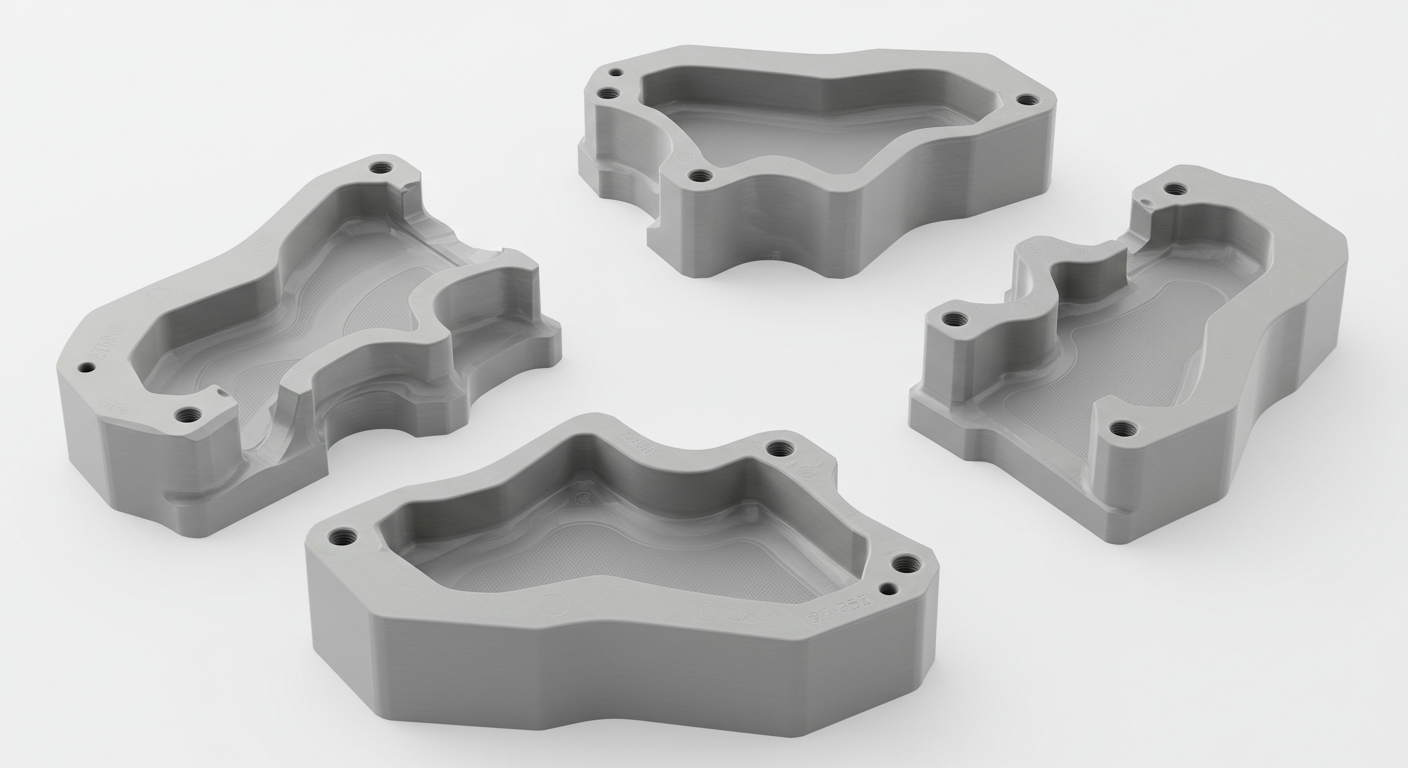 molding for ergonomic soft-touch grips